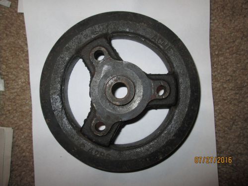 Small block chevy two groove crank pulley for a/c 283 327 350