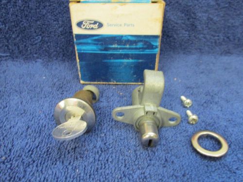 1972 ford thunderbird trunk and glove box lock cylinders with key nos ford  716