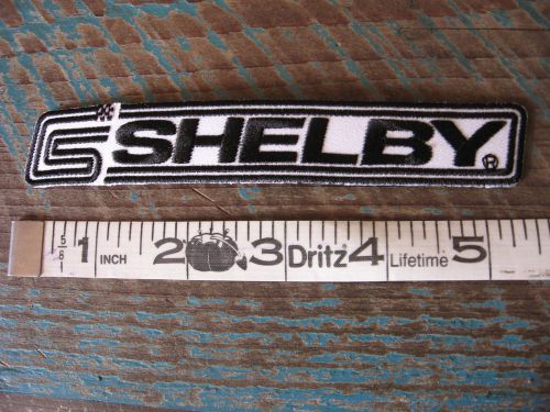 New vintage style shelby logo racing patch sc gt ford mustang cobra carroll 350r