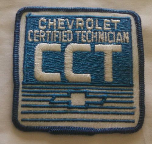 Chevrolet certified technician cct chevy mechanic patch new free shipping