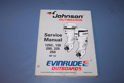 Johnson evinrude outboards omc service manual "eu" 90° lv, 125-250, 507269