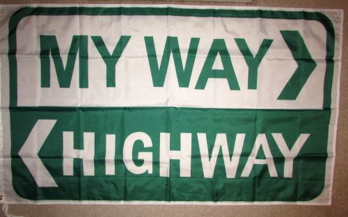 My way or the highway 3x5 feet flag banner solicitor boss office king queen lol