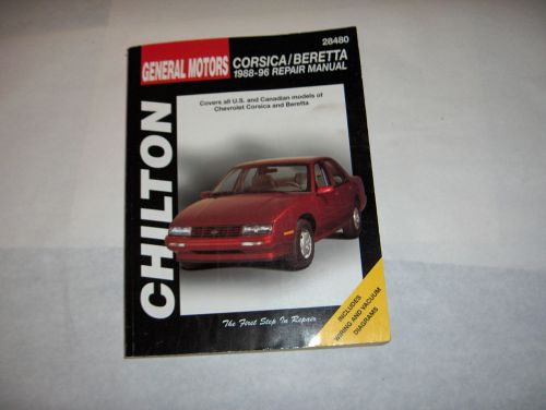 Chiton general motor corsica?beretta 1988-96 repair manual