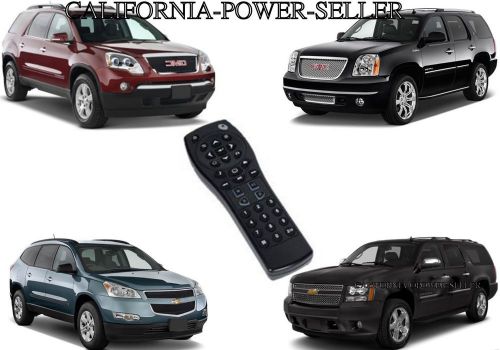Cadillac chevrolet gmc gm entertainment rear seat dvd remote control 20929305