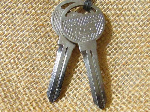 Set of ilco key balnks x131 mz13 mazda keys