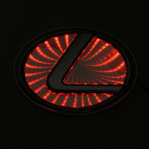 Lexus 3d led car decal tail logo light badge lamp emblem sticker red new x1