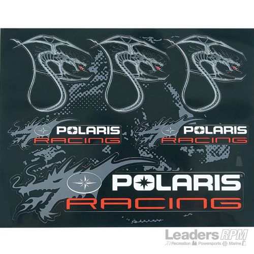 Polaris new oem snowmobile dragon decal kit, 2850939