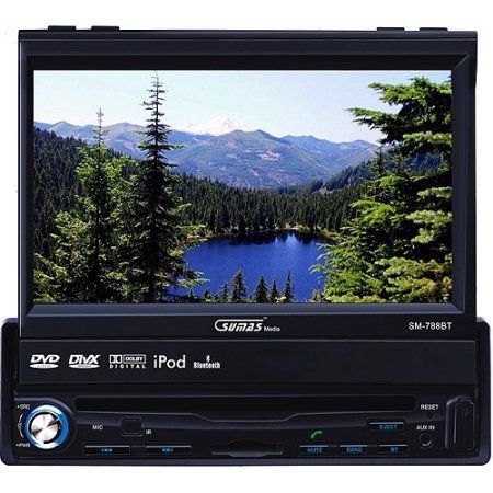 Sumas media sm-788bt 7&#034; touch screen car stereo dvd receiver with bluetooth