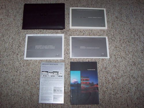 2007 infiniti g35 g 35 2 door coupe factory owner&#039;s owners user manual book set