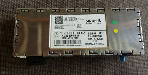 Oem mercedes benz sirius radio receiver 2011-2014 a 212 870 56 89