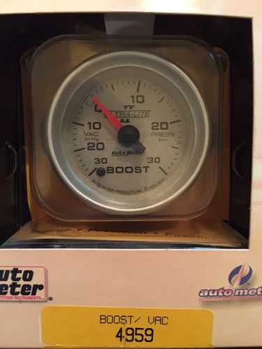 Autometer 4959 ultra-lite ll electric boost/vacuum gauge