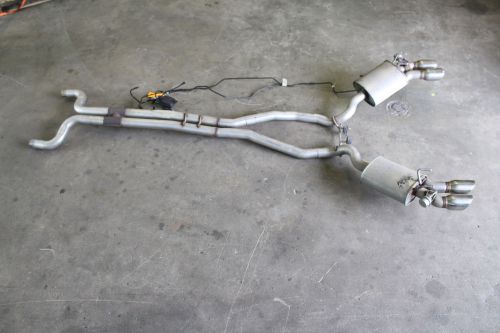 2012 2013 2014 camaro zl1 1le exhaust system with npp variable valve mufflers