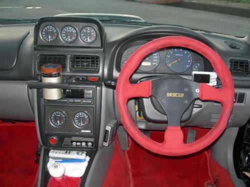 Very rare jdm genuine zero\sports subaru impreza gc\gf forester sf gauge pod