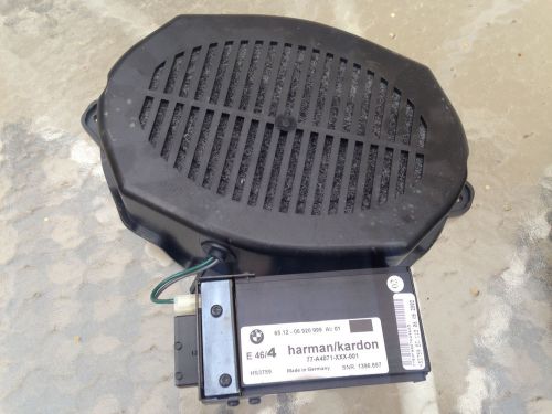 Bmw-e46-3-series-sedan-oem-rear-built in amp-harman-kardon-sub-speakers