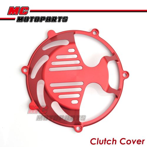 Red ducati billet cnc clutch cover st2 st3 monster s4r streetfighter cc14