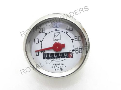 New vespa vegelia piaggio logo 60 kph speedometer v50 #vp45 @justroyal