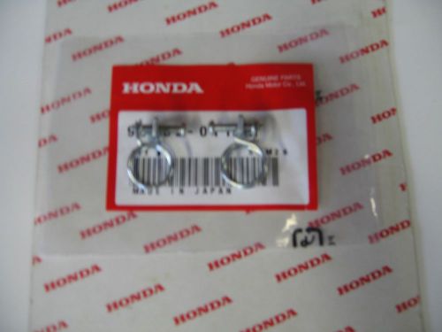 Honda gl1000 gl1100 gl1200 fuel gas hose line clamps (2) oem new 01120
