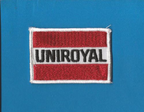 Vintage 1980's uniroyal tires auto club sew on jacket farmer trucker hat patch
