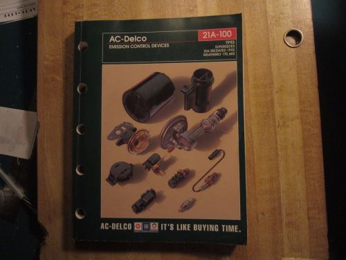 1993 ac delco emission controls parts catalog