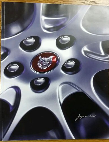 2000 jaguar 28-page car sales brochure - xjr xj8 xkr xk8 s-type vanden plas