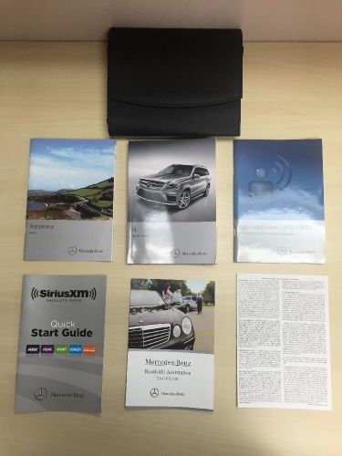 Mercedes benz  gl 2013 owner&#039;s manuals books w/case oem