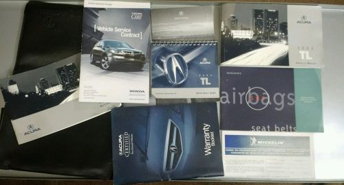 2003 acura tl owners manual book