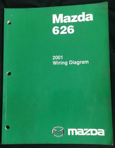 2001 mazda 626 factory oem wiring diagram manual