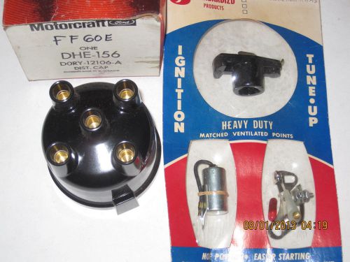 1971 1972 1973 ford pinto 98 cubic inch(1600)nos cap,rotor,points,condenser
