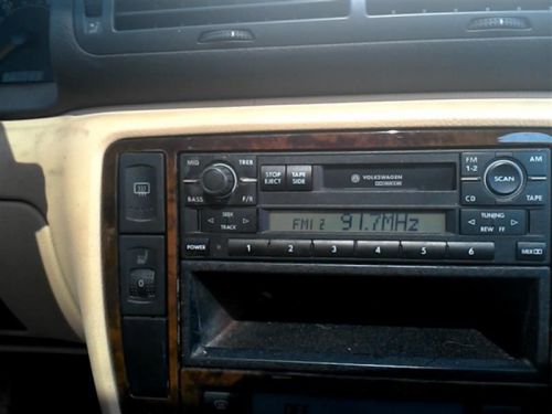 00 01 02 03 04 05 08 09 vw jetta audio equipment am-fm-stereo cassette 385566