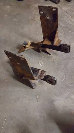 Fisher plow 7130 7130b push plates frame mounts for 91-96 dodge dakota