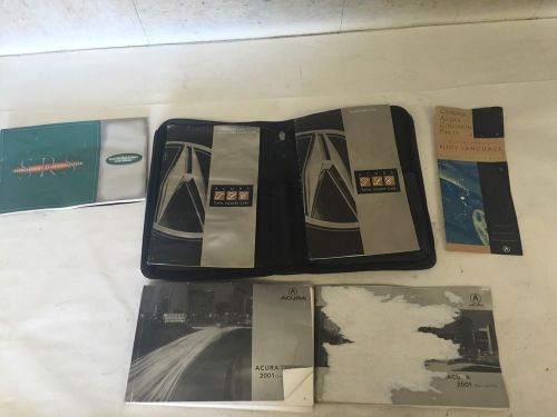 Acura tl 2001 owner&#039;s manual with leather jacket