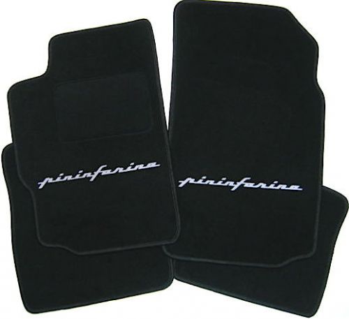 Bl. pf script floor mats for peugeot 406 coupe lhd or rhd