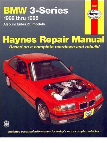 Bmw 3-series and z3 models repair and service manual 1992-1998