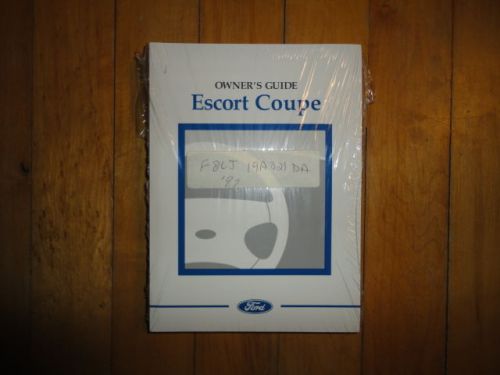 1998 ford escort owners manual