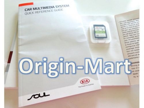 Latest oem 2015 2016 kia soul navigation sd card map us only part# 96554-b2354