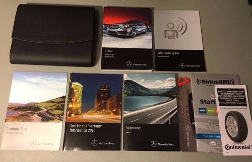 2016 mercedes e250 e350 e400 4matic e63 amg sedan wagon owners manual operator's