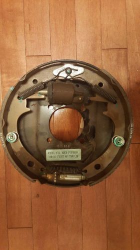10&#034; x 2 1/4&#034; hydraulic trailer brake plate assembly 3500#  lh atwood 83572