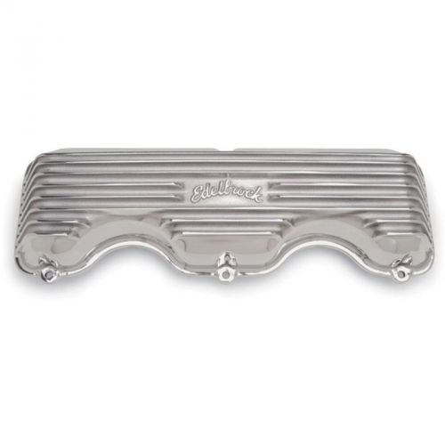 Full size chevy valve covers, 348 &amp; 409ci, polished aluminum, edelbrock,