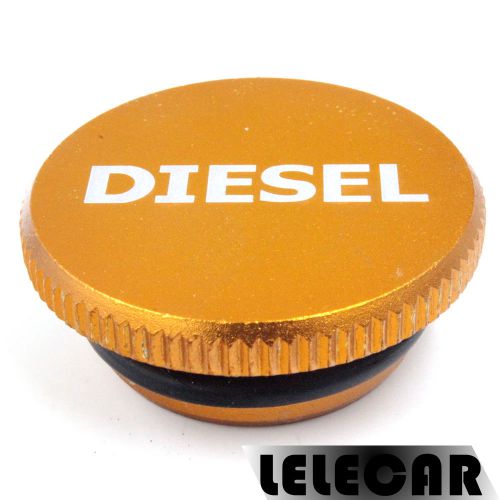 Gold fuel tank cap for 2013-2016 dodge ram cummins and eco-diesel