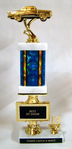 Car &amp; bike show trophies - free engraving - 15&#034; tall trophy