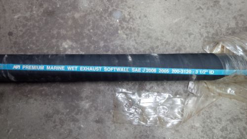 3 1/2" id wet exhaust hose - per foot