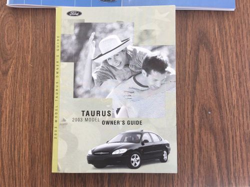 2003 ford taures ses owners manual