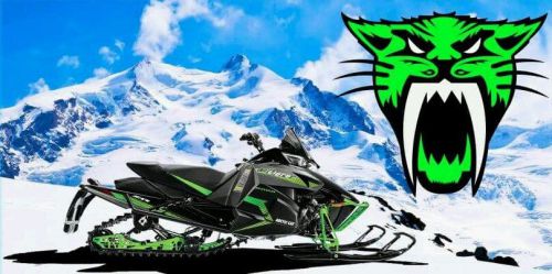 Arctic cat snowmobile racing snocross garage trailer banner sign vinyl
