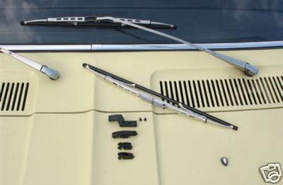 Volkswagen vw typ3 type 3 1500 1600 147 fridolin wiper blades silver new !!!