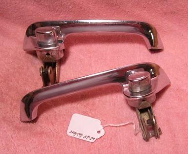 1963 ford fairlane door handles (exterior) - rh & lh - 62, 64 