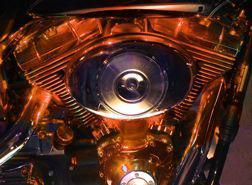 Orange motorcycle 20 led accent light kit