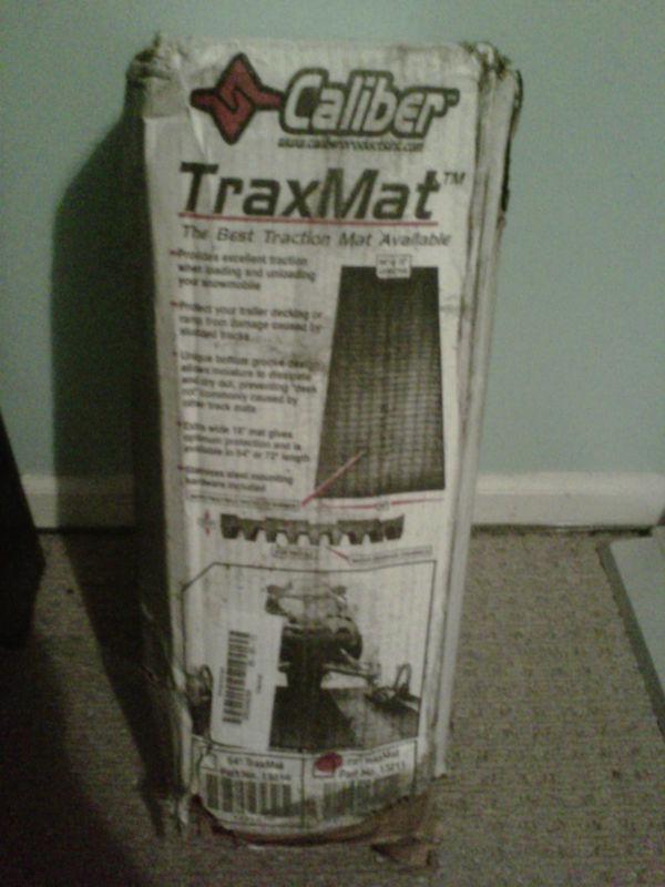   caliber snowmobile trailer traxmat - 72" 13211 traction track mat 