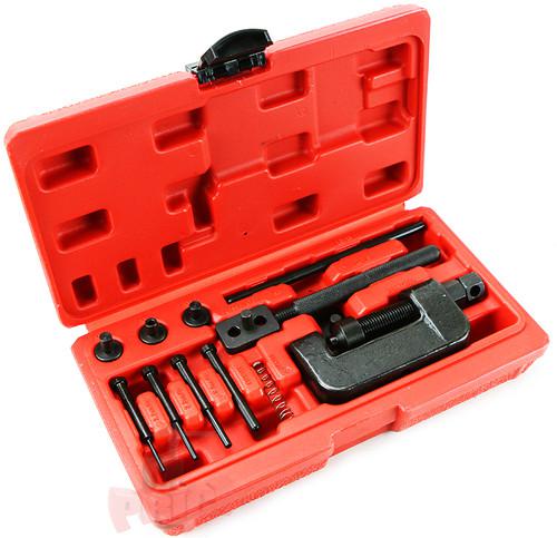 Motorcycle auto atv bike drive cam chain cutter breaker riveting riveter tool 