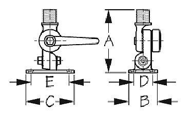 Sea dog 329300-1 antenna mount