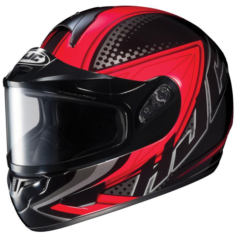 Hjc cl-16 voltage full face snowmobile helmet red size large